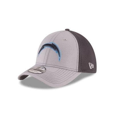 Sapca New Era Los Angeles Chargers NFL Grayed Out 39THIRTY Stretch Fit - Gri